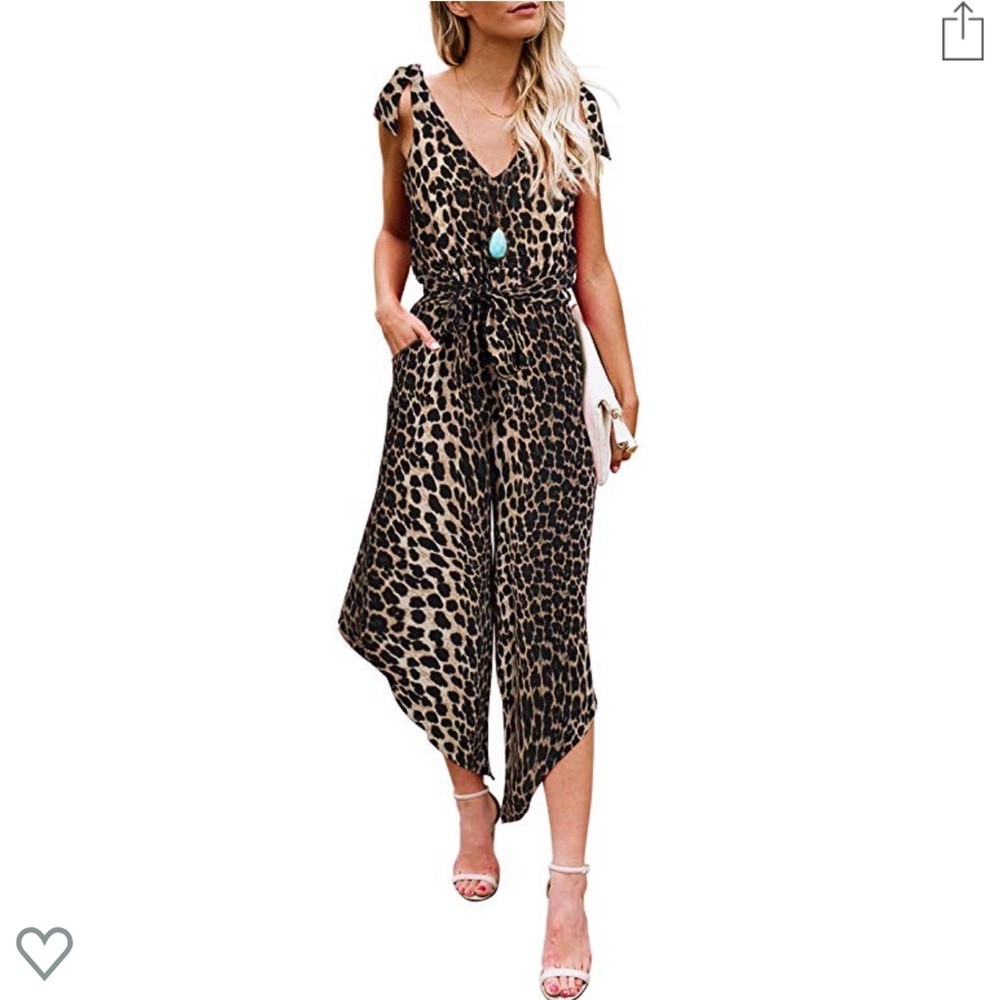 COPY - Leopard Romber with waist- tie!
